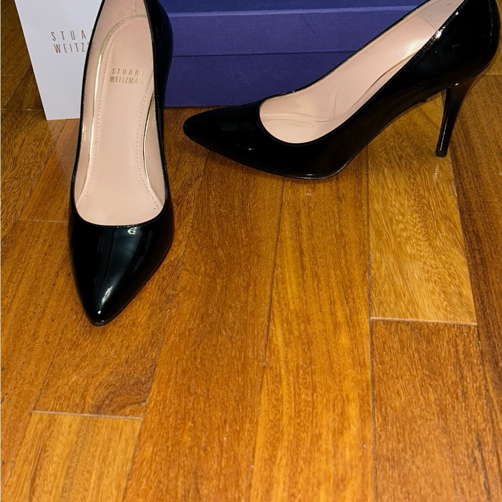 Stuart Whitman Elegant Black Stiletto Heels